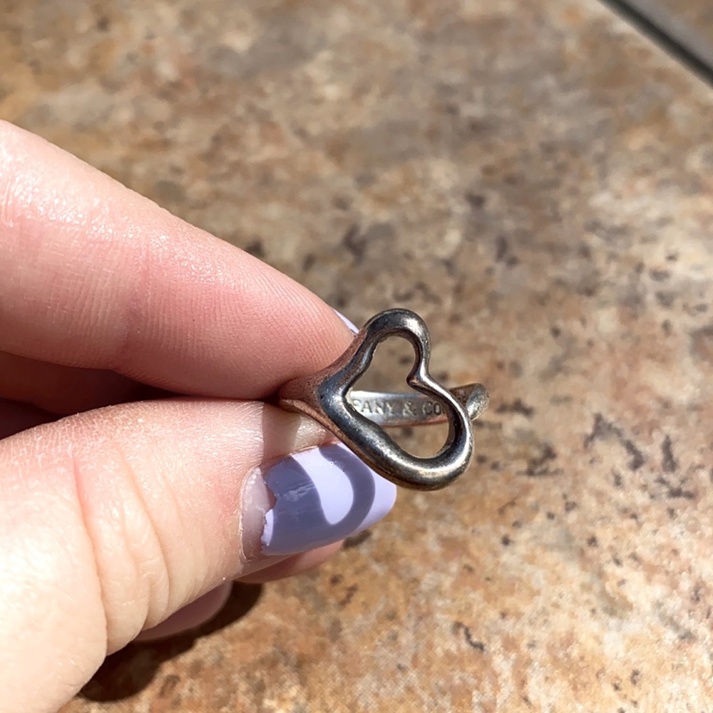 Tiffany’s open heart ring
